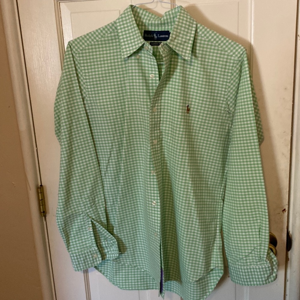Green Ralph Lauren Oxford
